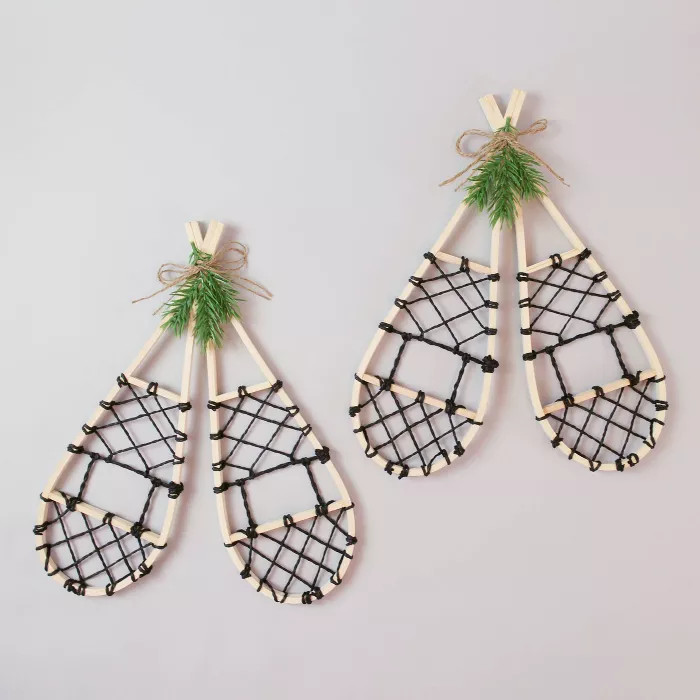 2ct Wood Snowshoes - Bullseye's Playground™ | Target