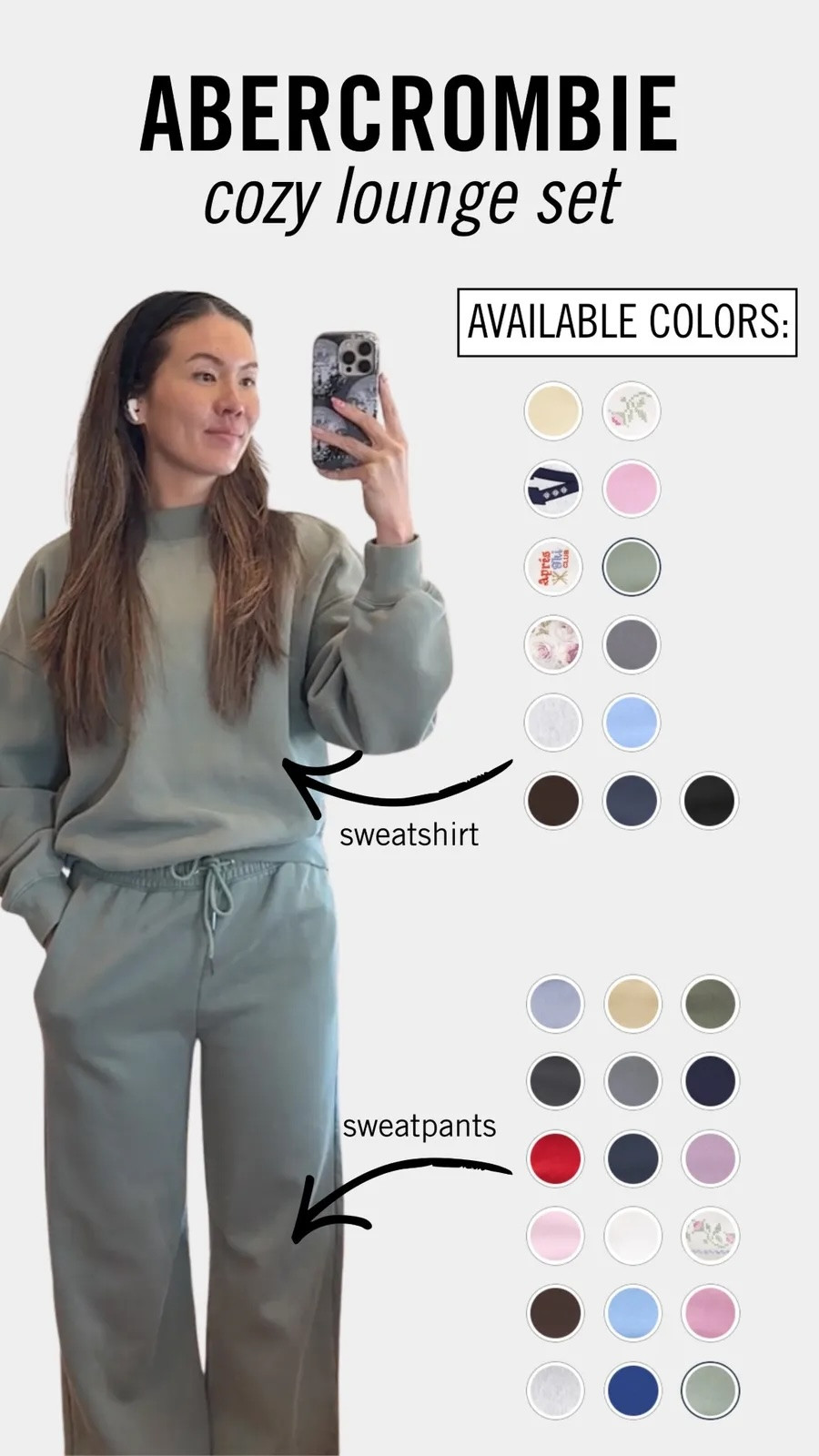 You guys know and love this set! My favorite to lounge and travel in! The whole Abercrombie website is 25% off through the LTK app ONLY until SUNDAY!  

 #LTKSpringSale #LTKootd #LTKU