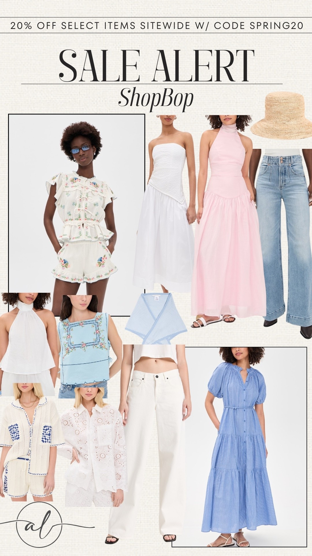 Shopbop Sale Alert - 20% off select items sitewide with code SPRING20

#LTKootd #LTKU #LTKSeasonal