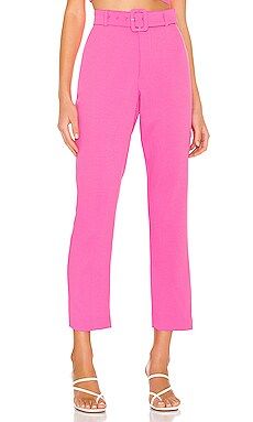 Bardot Therese Buckle Pant in Pink Pop from Revolve.com | Revolve Clothing (Global)