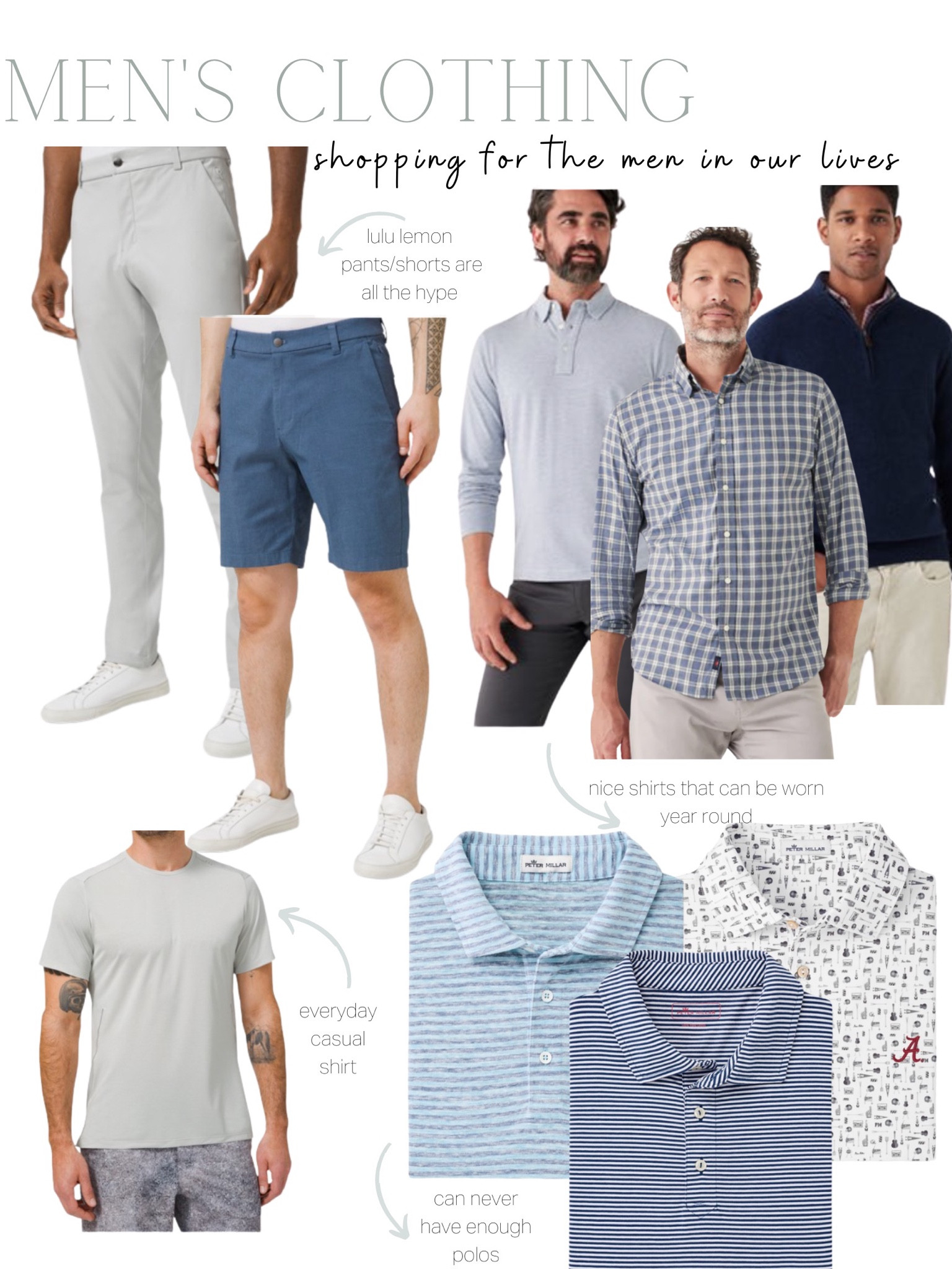 Mens clothing gift guide for the men in our lives! Men are always the hardest to shop for, but these are great options to gift! 

#LTKHoliday #LTKunder100 #LTKSeasonal
