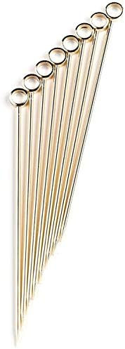 PuTwo Stainless Steel Metal Martini Picks, 4" Pack of 8 in Gold | Amazon (US)