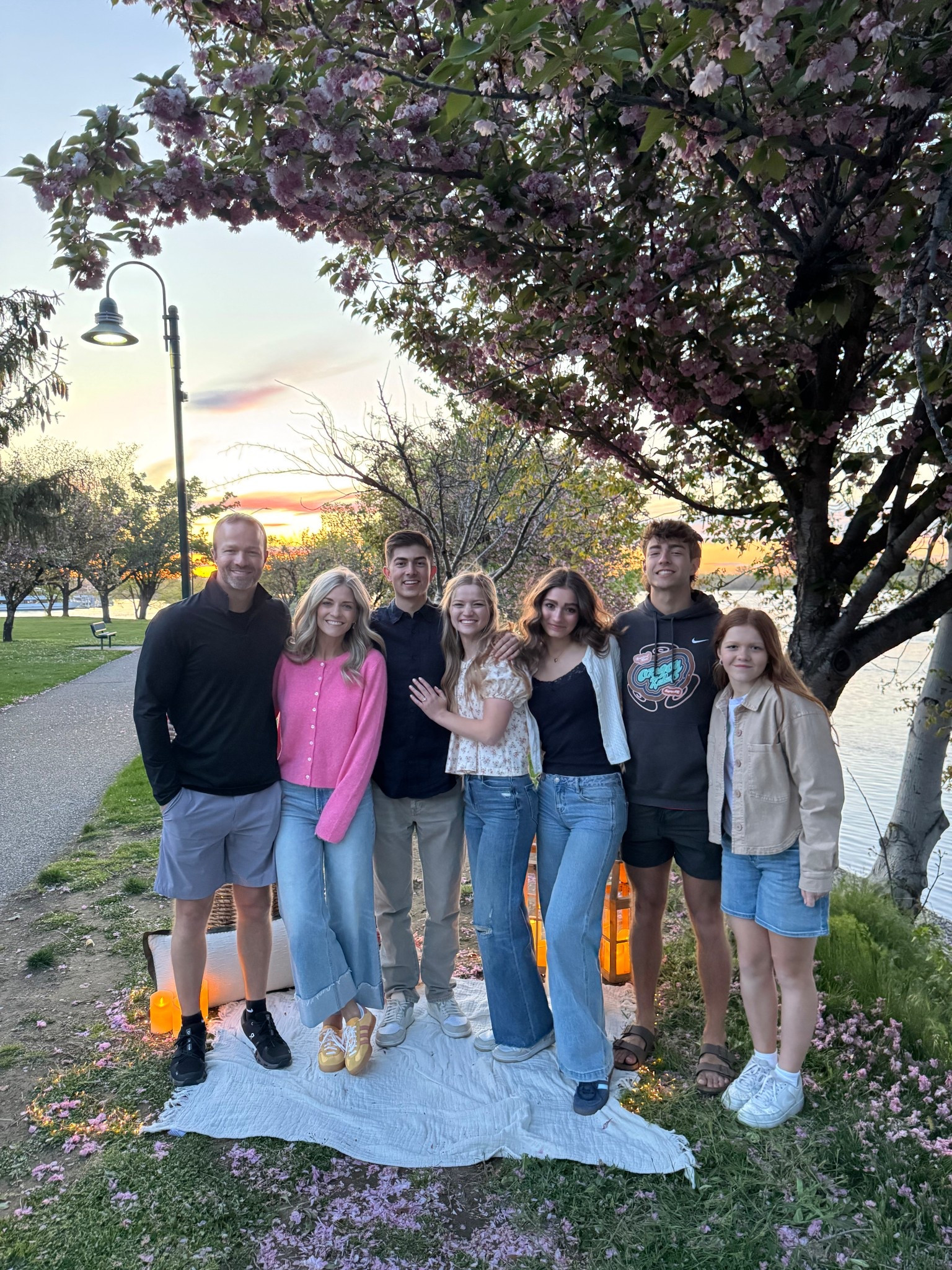 The cutest bubblegum pink sweater and the cutest adidas sneakers! 