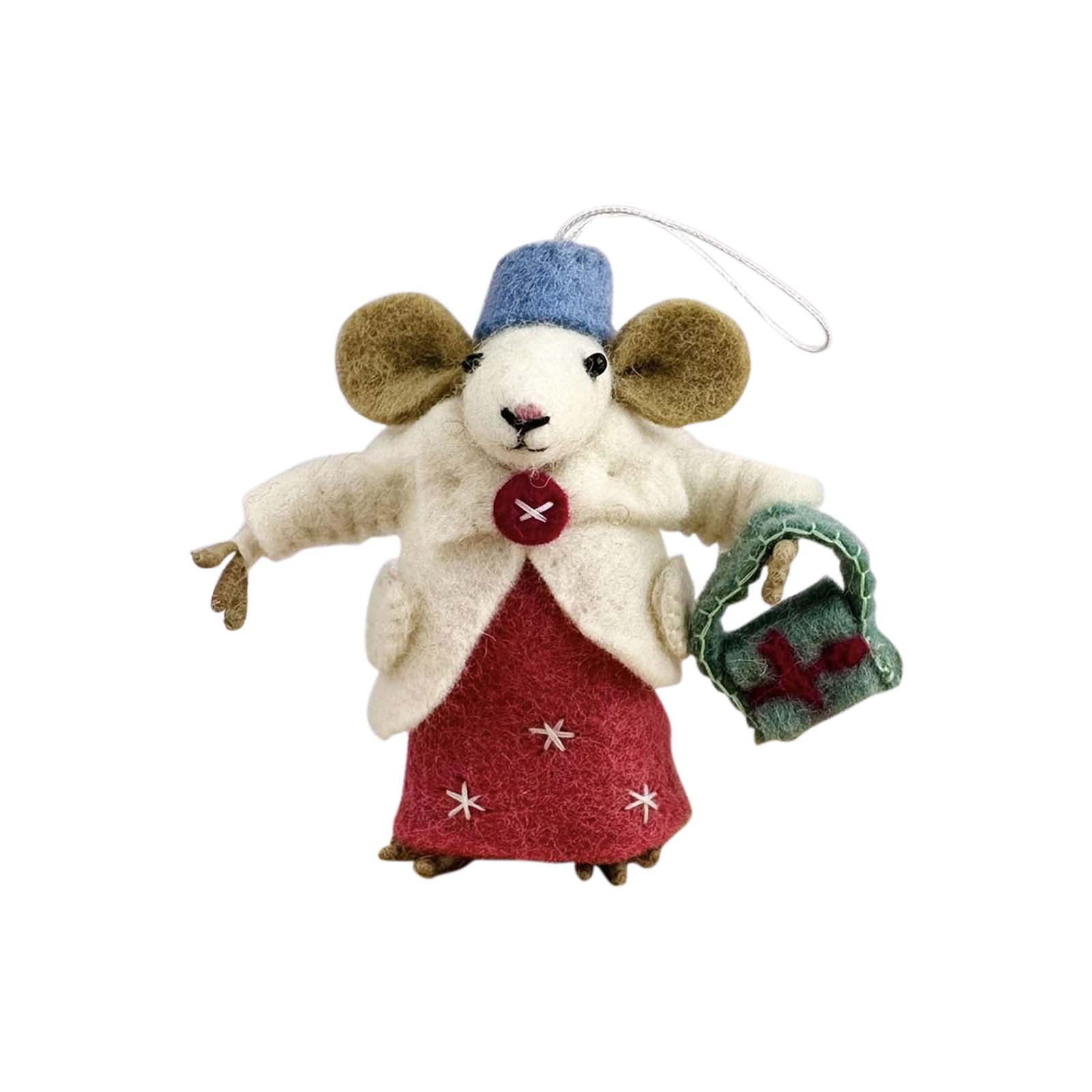 Harlier Handmade Felt Mouse Ornament Hanging, Cute Mice Hanging Decoration, Wool Felt Home Tree D... | Walmart (US)