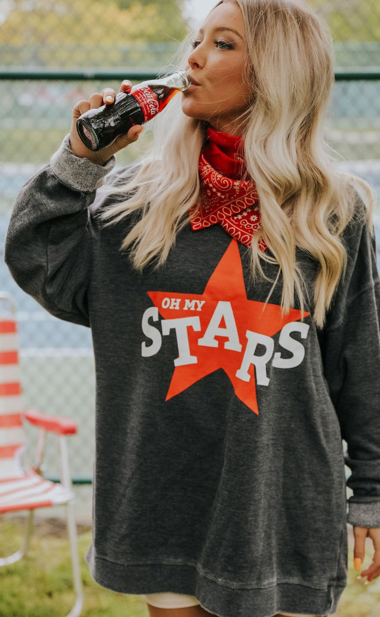 charlie southern: oh my stars campus crew sweatshirt | RIFFRAFF