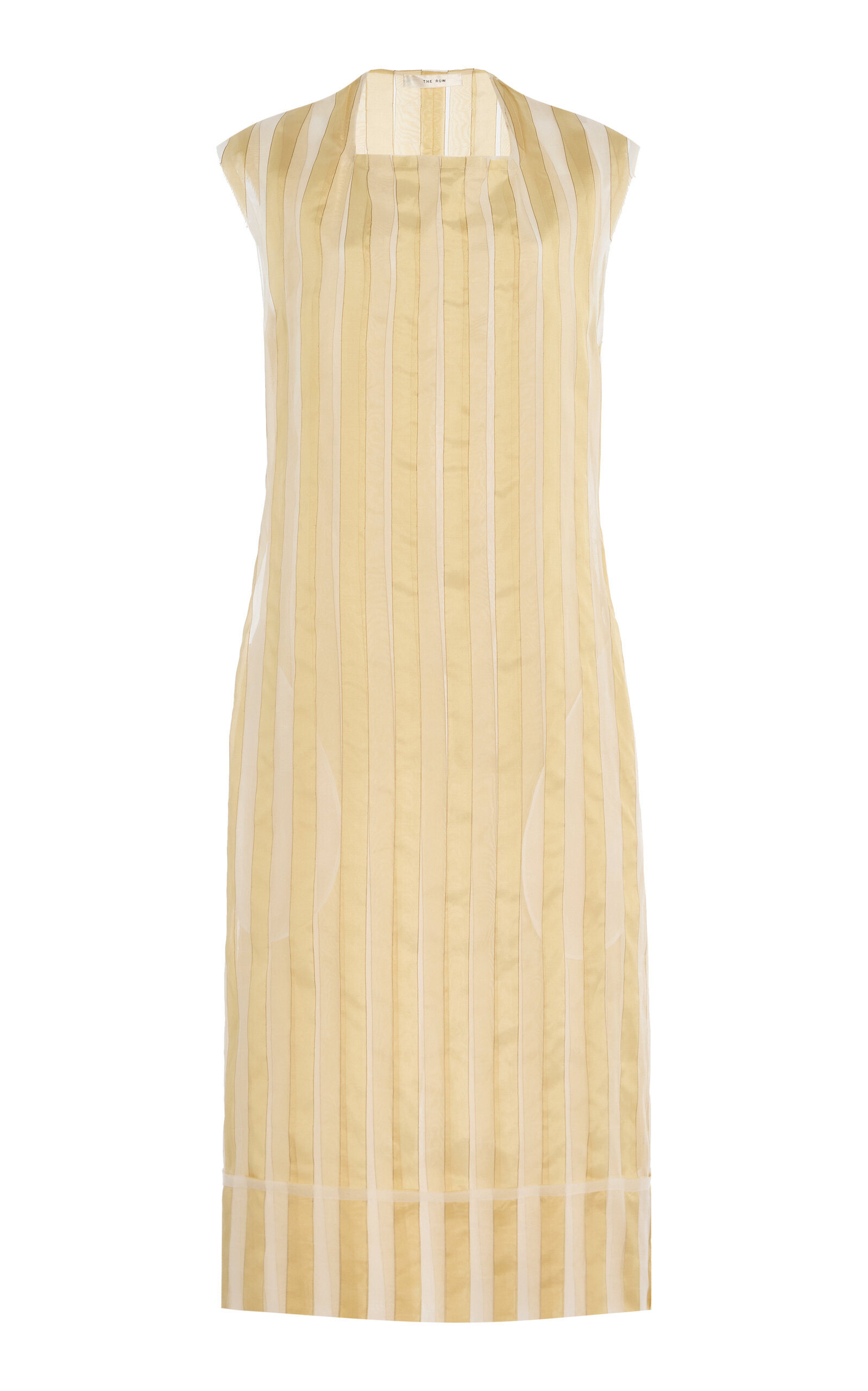 Pilaria Striped Silk Midi Dress | Moda Operandi (Global)