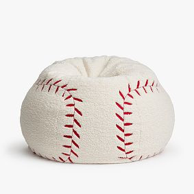 Large Baseball Bean Bag Chair Slipcover Only | Pottery Barn Teen