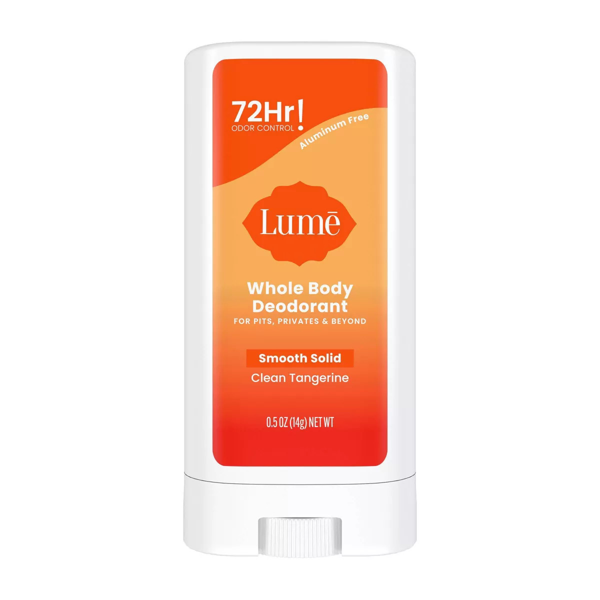 Lume Whole Body Women’s Deodorant - Mini Smooth Solid Stick - Aluminum Free - Clean Tangerine S... | Target