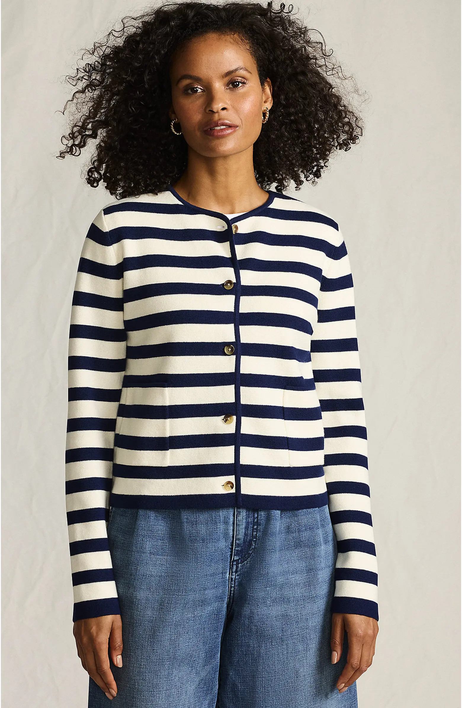 Fine Gauge Cotton Milano Blazer Sweater | Nordstrom
