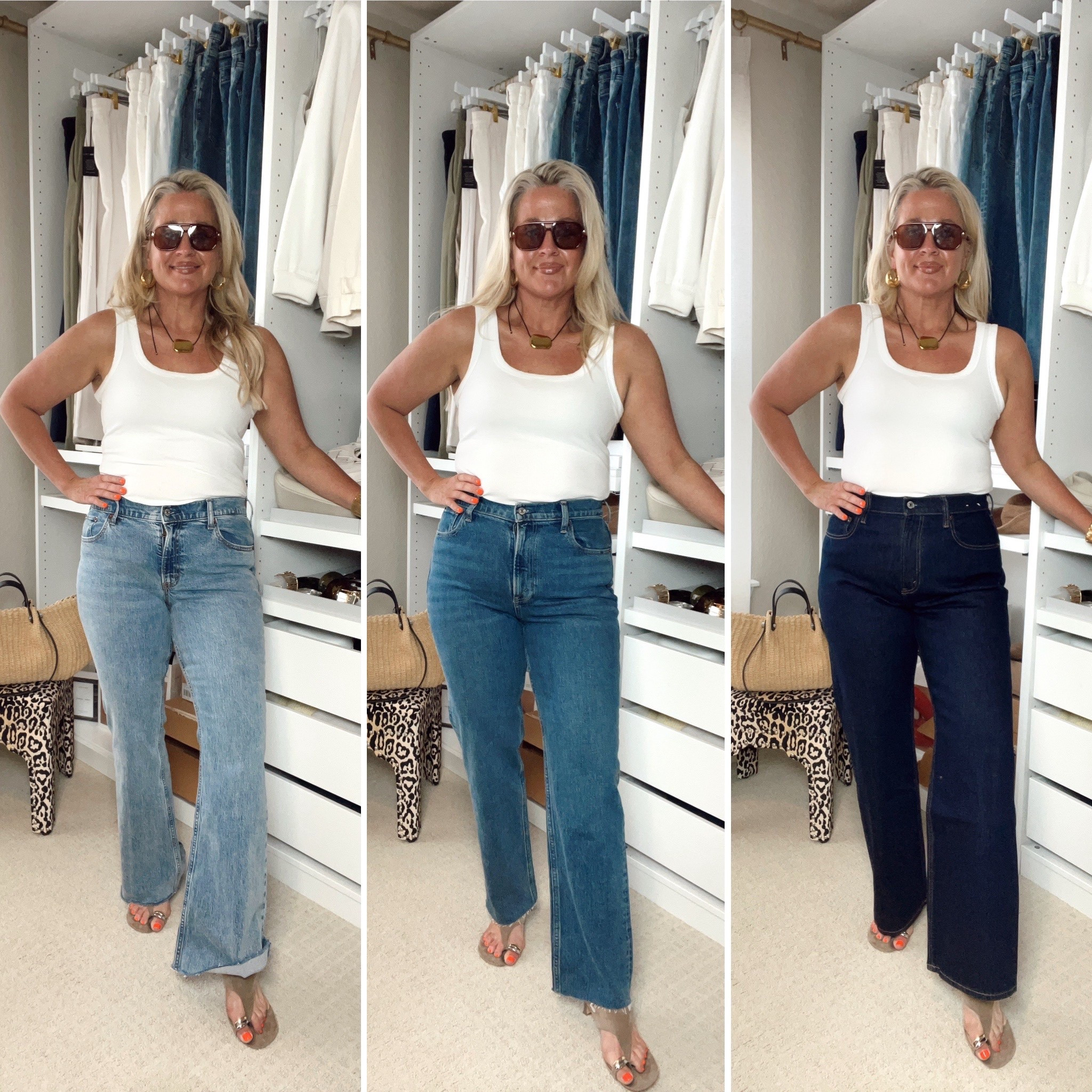  ✨Tap the bell and ❤️ for over 40 fashion, midlife style, midsize fashion and luxury looks for less. 

Extra 15% off DENIMAF

Outfit mistakes we are leaving behind… Episode 3 👖✨

Wearing 31 short, size up if in between sizes and opt for shirt for under 30" inseam.

If your jeans pinch, pull, or make you dread sitting down — it’s time for an upgrade.
Midlife bodies. Midsize curves. Lower belly. All DESERVE jeans that fit and flatter. ❤️

These 3 Abercrombie jeans are changing the game:
📏 90s High-Rise Straight – legs for days + smooths the lower belly.
💃 90s High-Rise Relaxed – waist definition without the squeeze.
⚖️ Mid-Rise Bootcut – balances proportions, hugs curves perfectly.

💥 ALL are on major sale right now.

👑"Helping you look good, feel good!" - Lindsey Denver


#abercrombie Over 40 mom, over 50, midlife, midsize fashion, size 10, size 12, size 8, ootd, perimenopause, gen X, body confidence, over 45, outfit inspiration, mom outfit 

Follow my LTK @Over40andmidlife on the @shop.LTK app to view this post and get my exclusive app-only content!

#liketkit #LTKFindsUnder100 #LTKOver40 #LTKMidsize
@shop.ltk
https://liketk.it/5kZgs