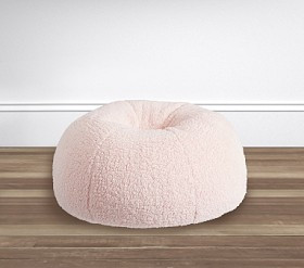 Anywhere Beanbag™, Blush Cozy Sherpa | Pottery Barn Kids