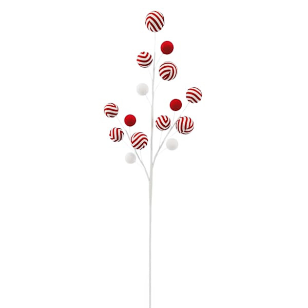 Red & White Ball Pick, 31" | At Home