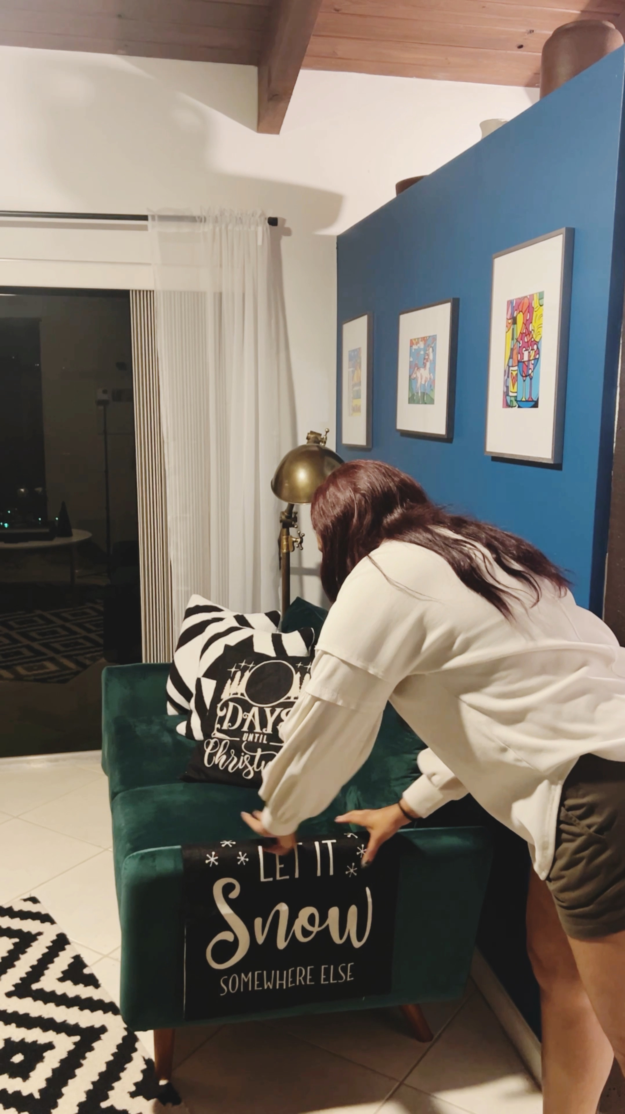 Holiday decor
Christmas decor
Pillowcase cover
Merry Christmas 
Decor tip
Green sofa

#LTKHome #LTKHoliday #LTKSeasonal