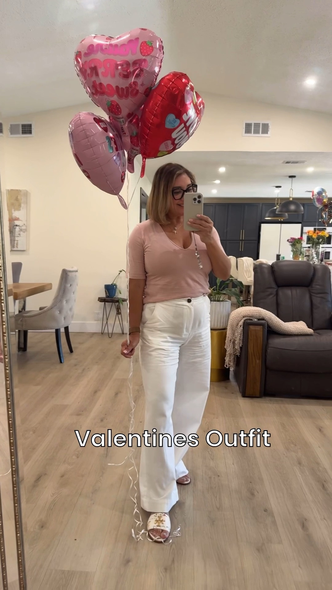 Valentines outfit from @target
Love the elastic pull up trousers. 

#womenover40 #targetstyle #valentinesoutfit

#LTKOver40 #LTKselfcare #LTKValentine