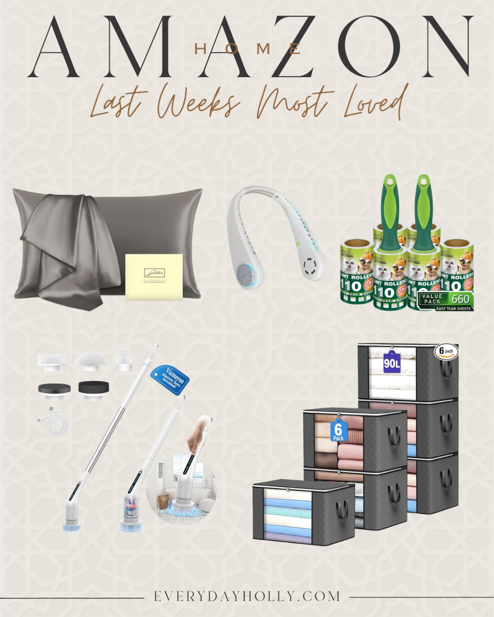 Top Home Sellers 

Home  home gadgets  silk pillows  satin pillows  hair care  pet owners  pet products  cleaning  interior design  home find  home decor  organic home  neutral home  modern home  EverydayHolly 

#LTKHome #LTKSeasonal