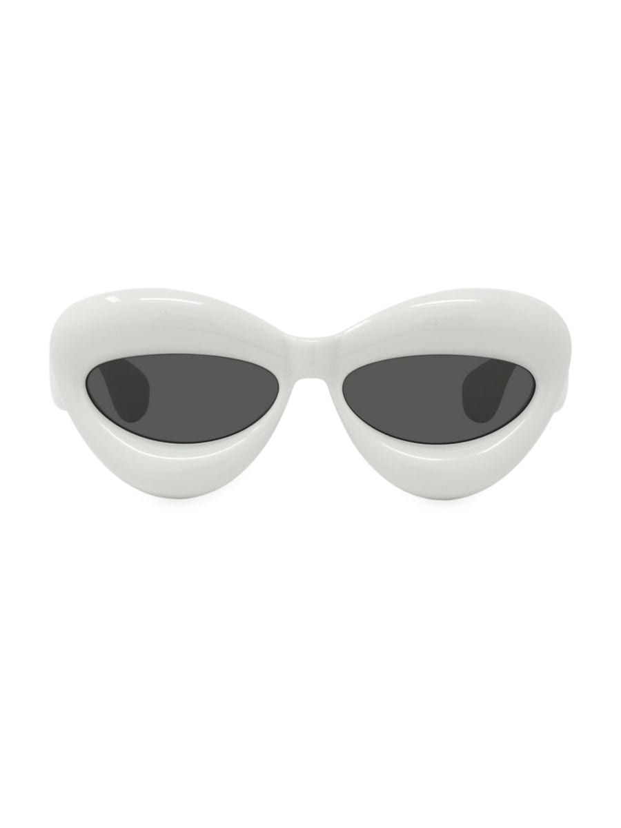 55MM Inflated Cat-Eye Sunglasses | Saks Fifth Avenue