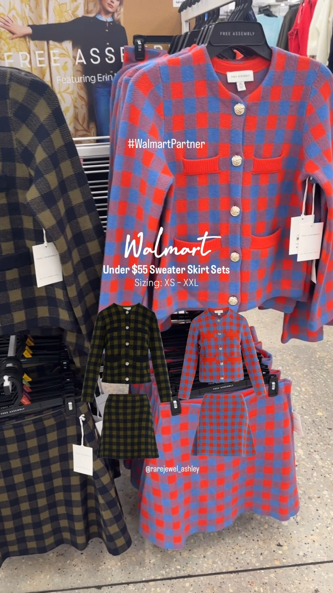 Deck the halls in this plaid sweater skirt set. #walmartpartner @walmart

Hashtags: 
#fallstyle #holidaystyle #ootd #lotd #falloutfit #styleinspo #ootd #lotd #outfitinspiration #christmas #holiday #sweaters #sweater #plaid #plaidsweater #plaidskirt #miniskirt #skirtset #giftsforher #familyphotos #gifting #giftideas #trending

#LTKFindsUnder100 #LTKootd #LTKHoliday