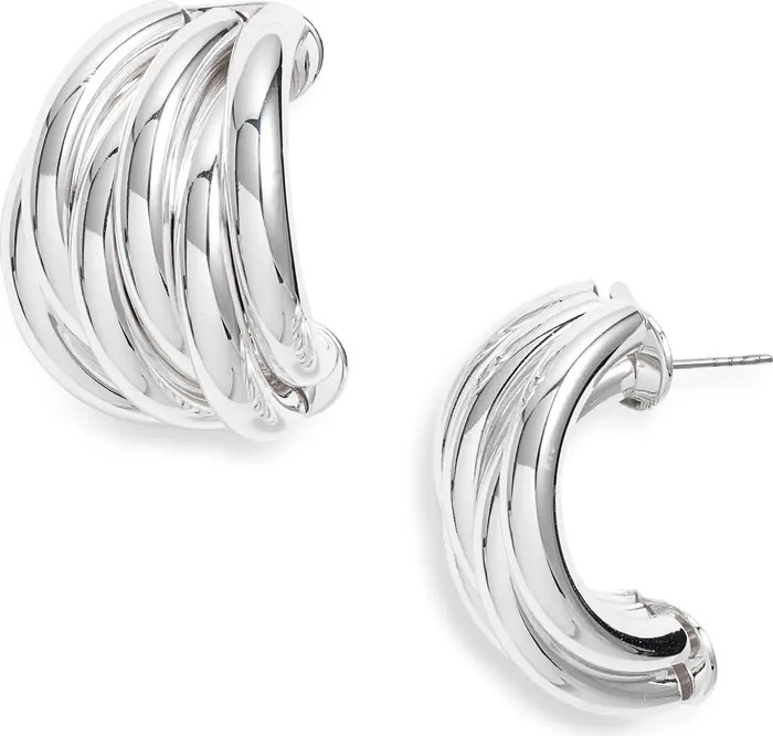 Ridge Hoop Earrings | Nordstrom