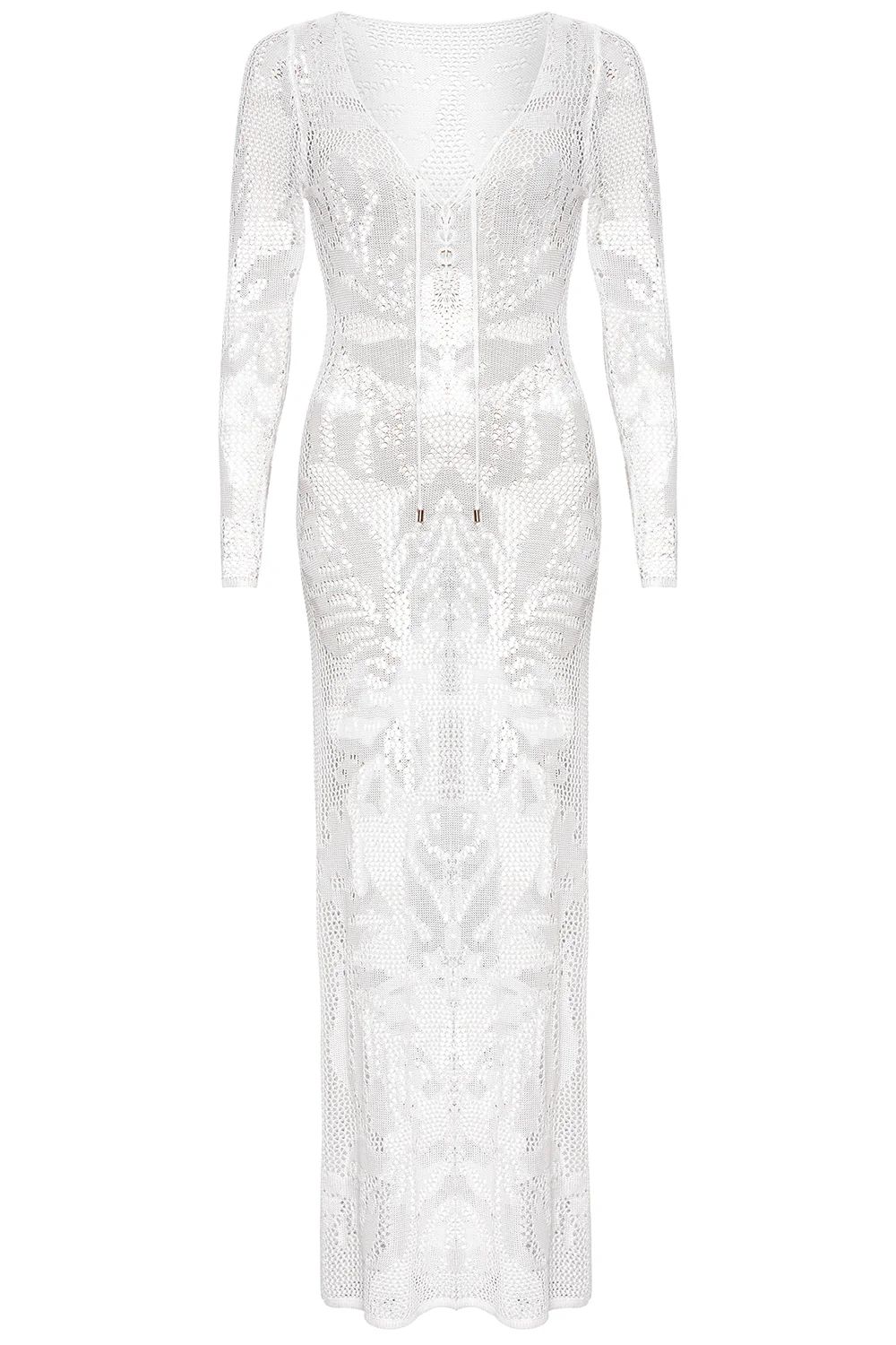 Cancun Crochet White Dress | VETCHY