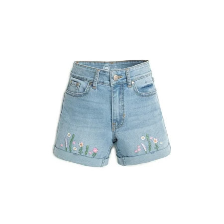 Wonder Nation Girls Fashion Denim Shorts, Sizes 5-18 | Walmart (US)
