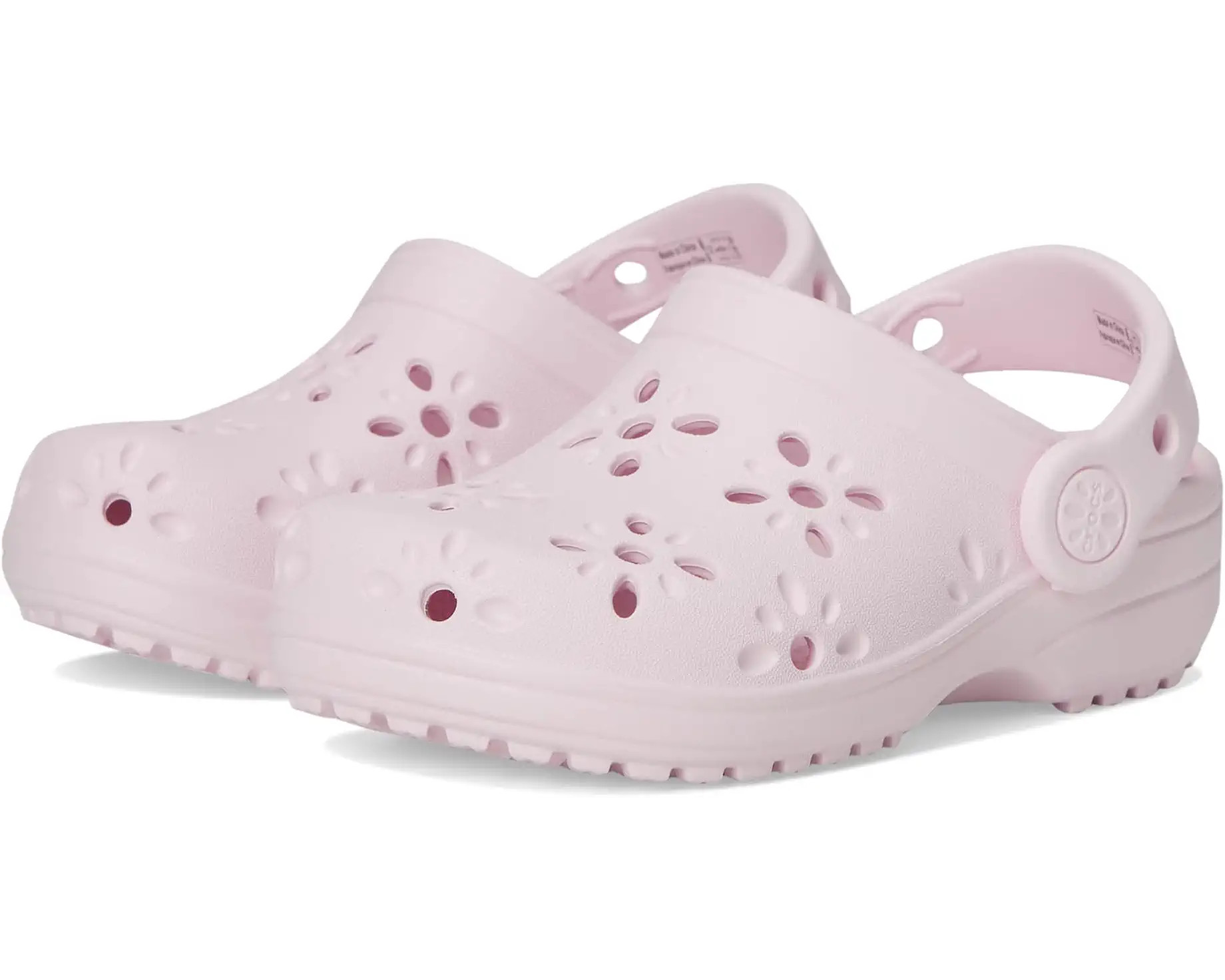 Classic Clogs with Floral Cut Out Design (Toddler) | Zappos