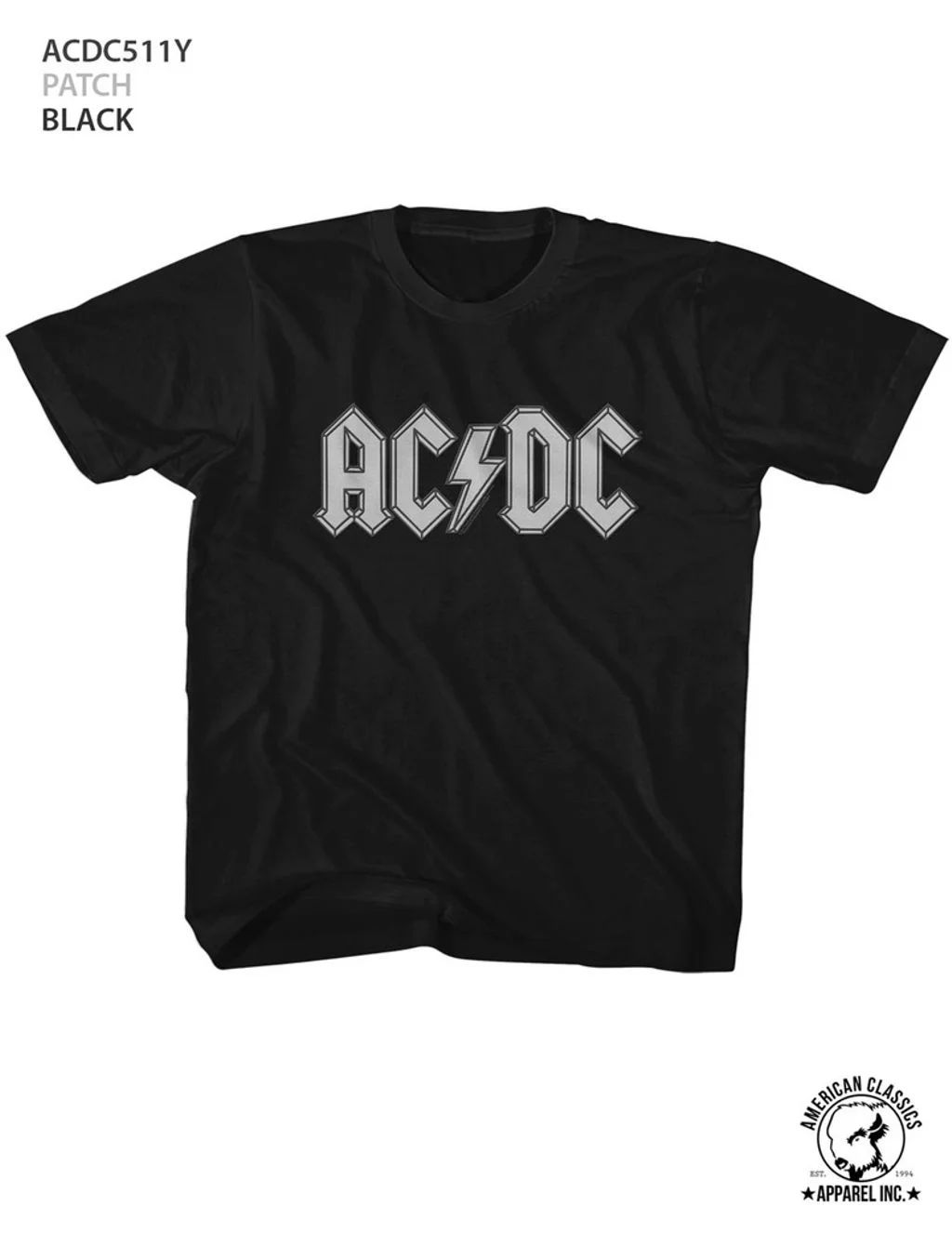 AC/DC Hard Rock Band Music Group Grey Logo Toddler American Classics T-Shirt Tee | Walmart (US)
