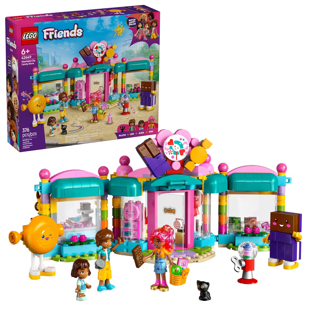 LEGO Friends Heartlake City Candy Store Pretend Play Building Toy 42649 | Target