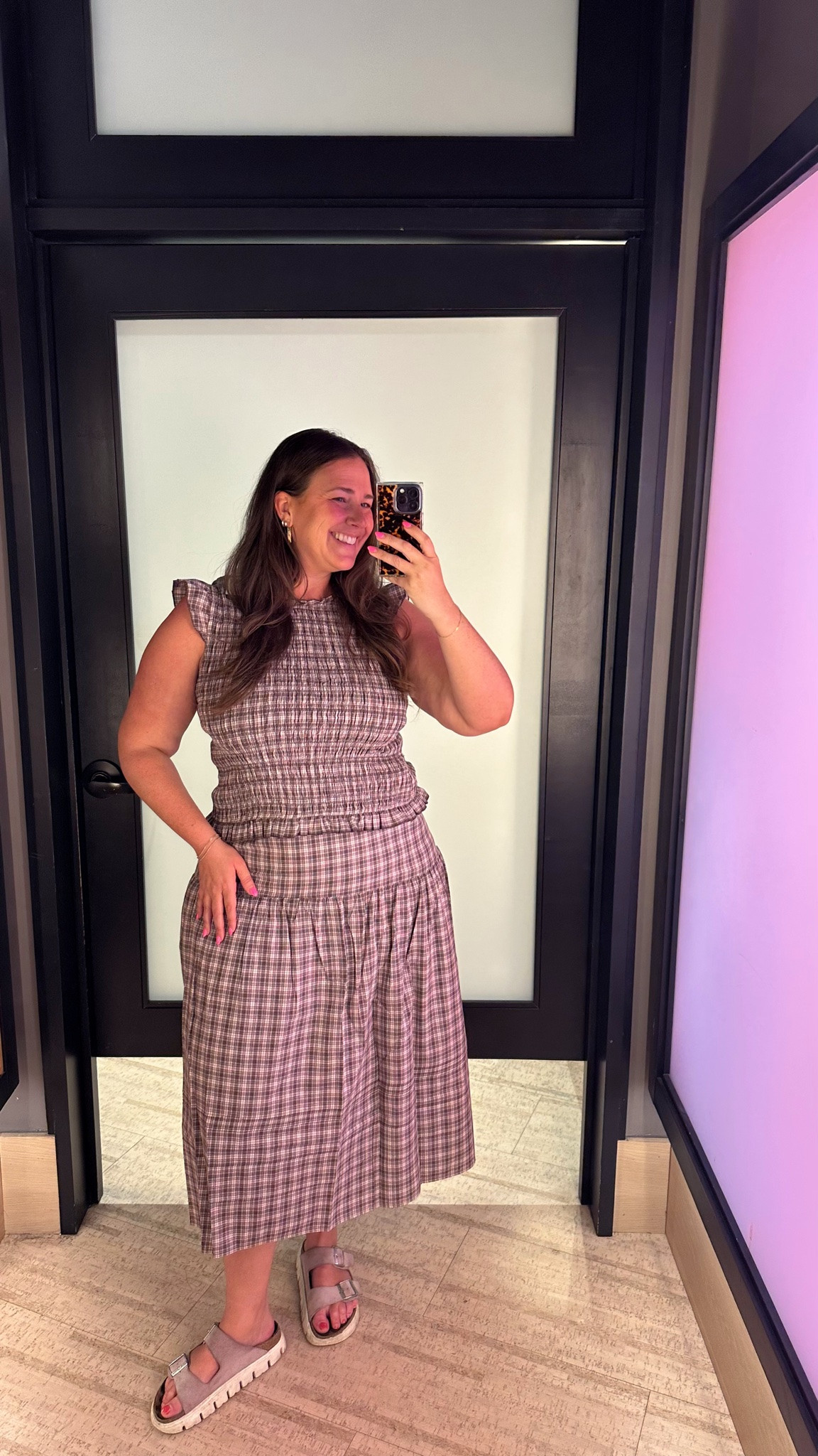 I tried on the size L but would have preferred the XL!

#LTKootd #LTKMidsize #LTKSaleAlert