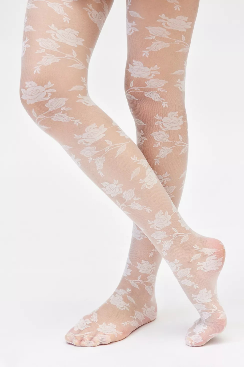 Rose Lace Tights | Urban Outfitters (US and RoW)