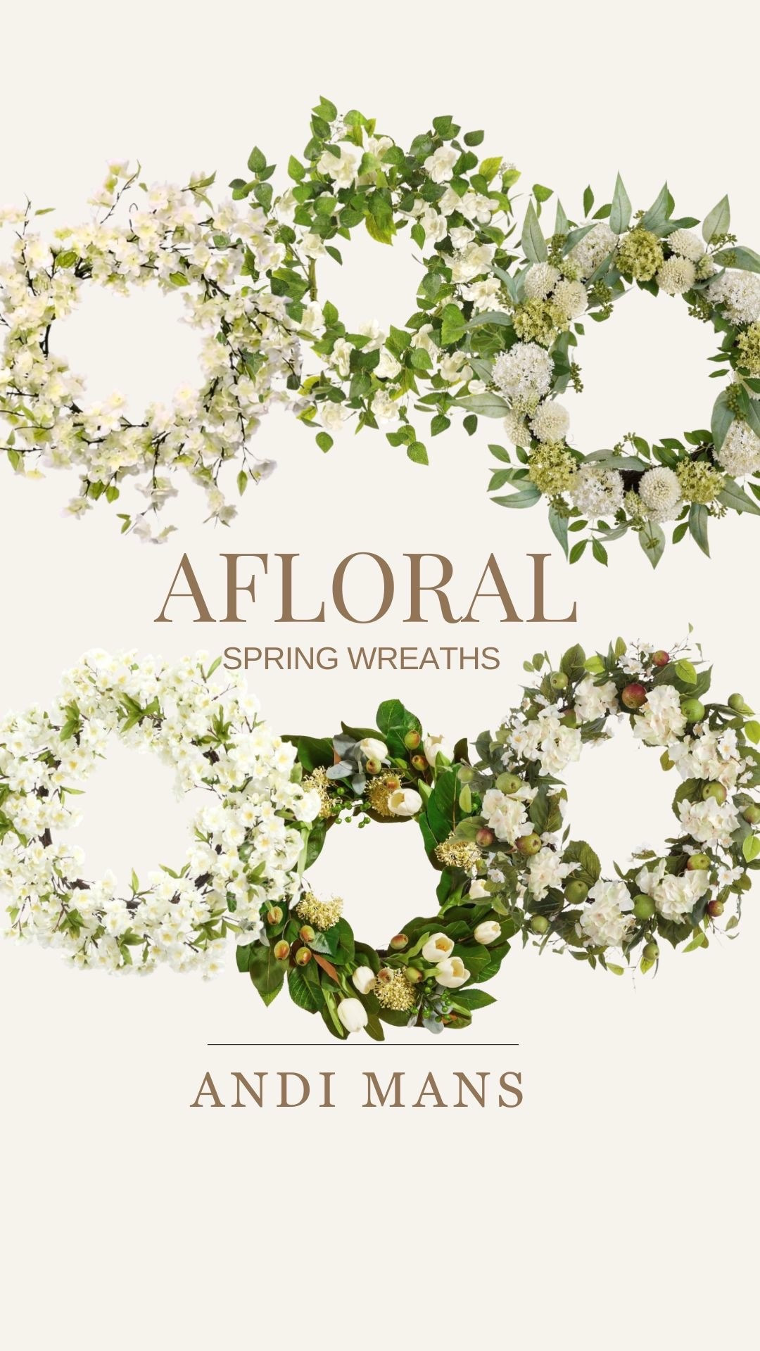 I love a new wreath for spring. These finds from Afloral are high quality and durable  

#LTKHome #LTKSeasonal