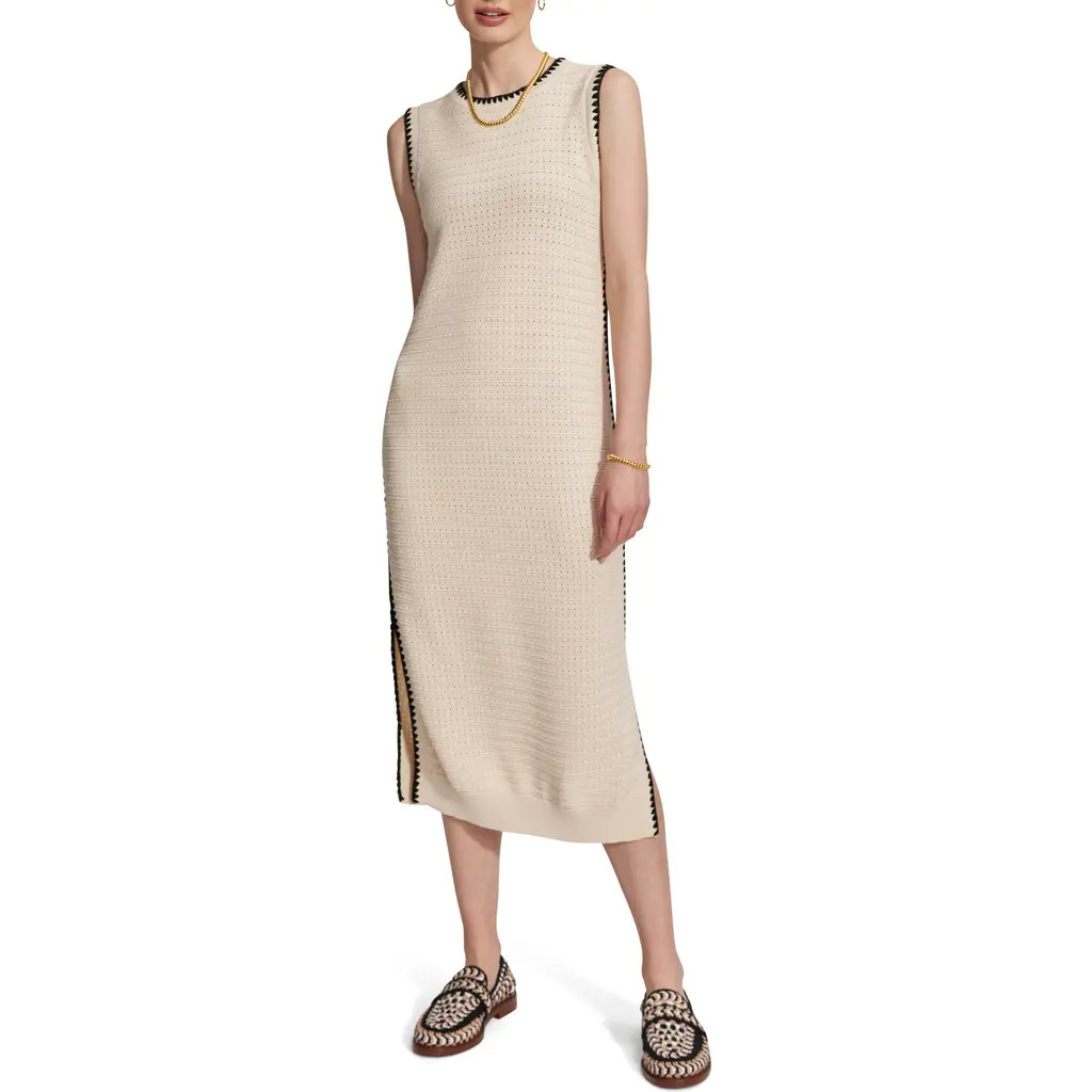 Varley Dwight Sleeveless Midi Dress in Birch at Nordstrom, Size Large | Nordstrom