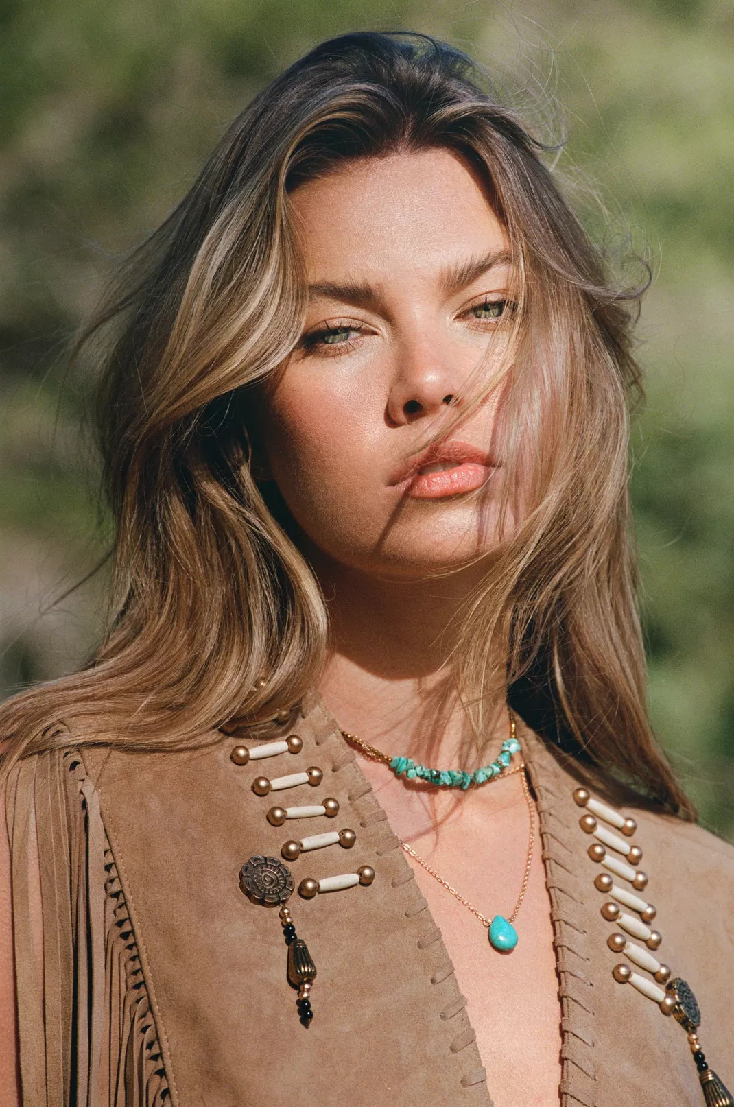 Suede Beaded Tassel Fringe Cape | Nasty Gal (US)