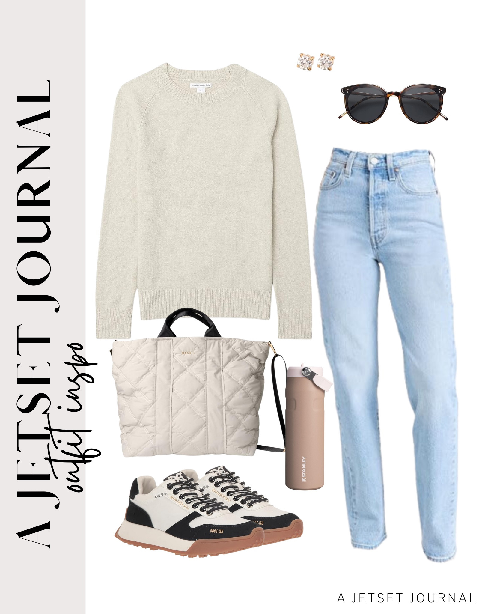Here's how you can style a lightweight sweater for a comfy and casual look!
summer to fall, outfit inspo, casual outfit, shoe inspo, neutral sneakers, functional handbag, look for less, amazon faves, affordable finds

#LTKSeasonal #LTKU #LTKStyleTip