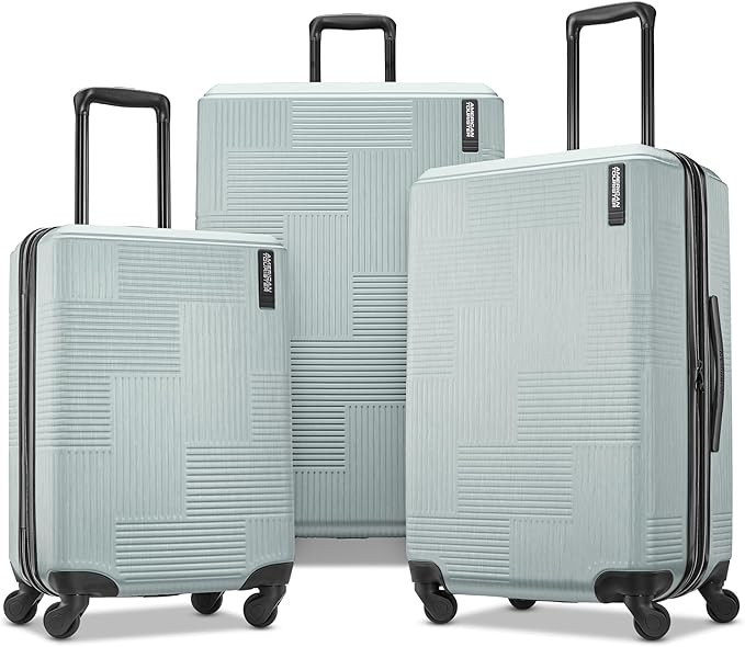 American Tourister Stratum XLT Expandable Hardside Luggage with Spinner Wheels, Mint, 3-Piece Set... | Amazon (US)