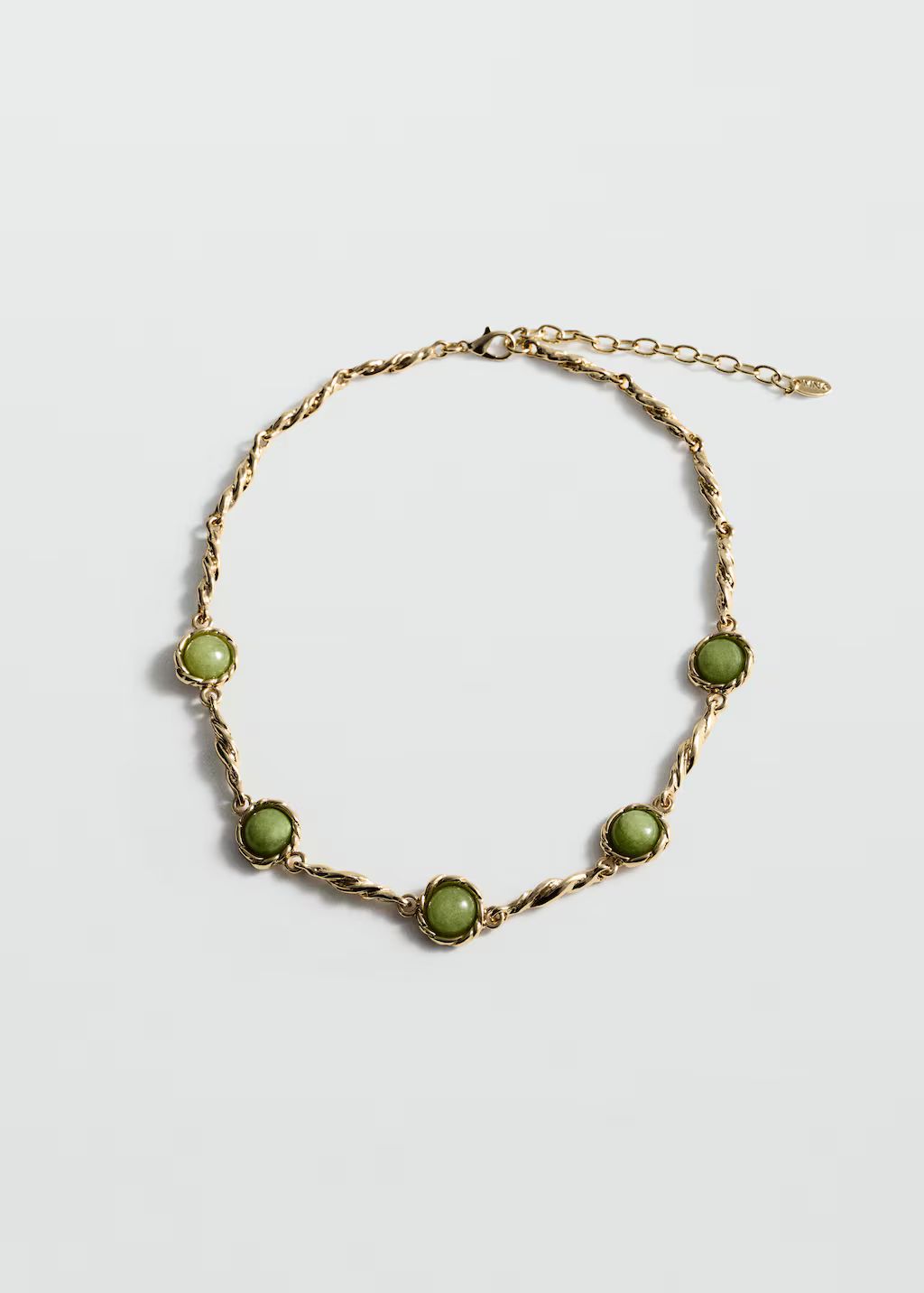 Stone chain necklace - Woman | MANGO USA | MANGO (US)