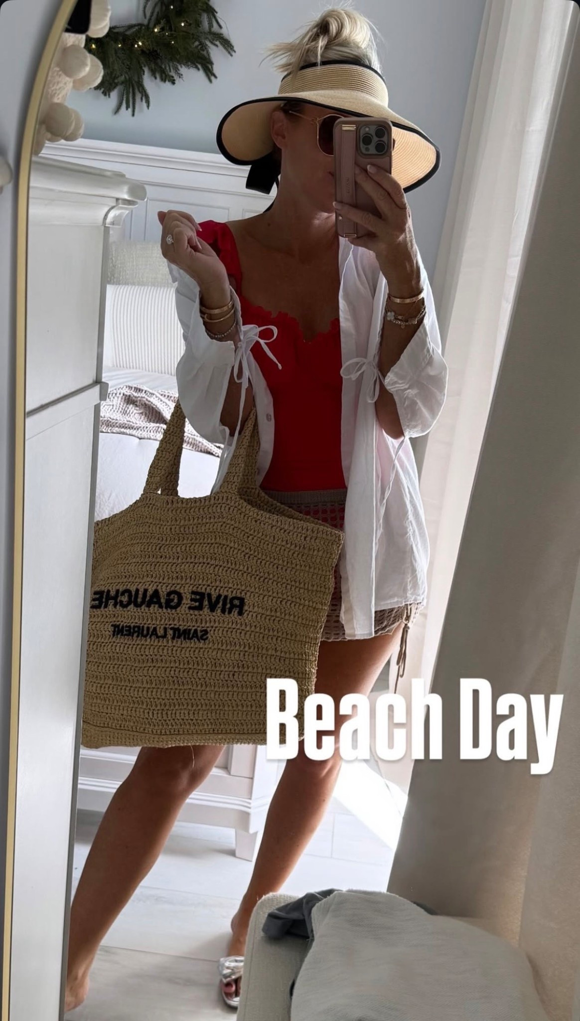 Beach day OOTD! I’m wearing a medium in the swim swimsuit. 

Resort wear. Beach outfit. Pool outfit. Swimsuit.

#LTKFindsUnder50 #LTKootd #LTKFindsUnder100