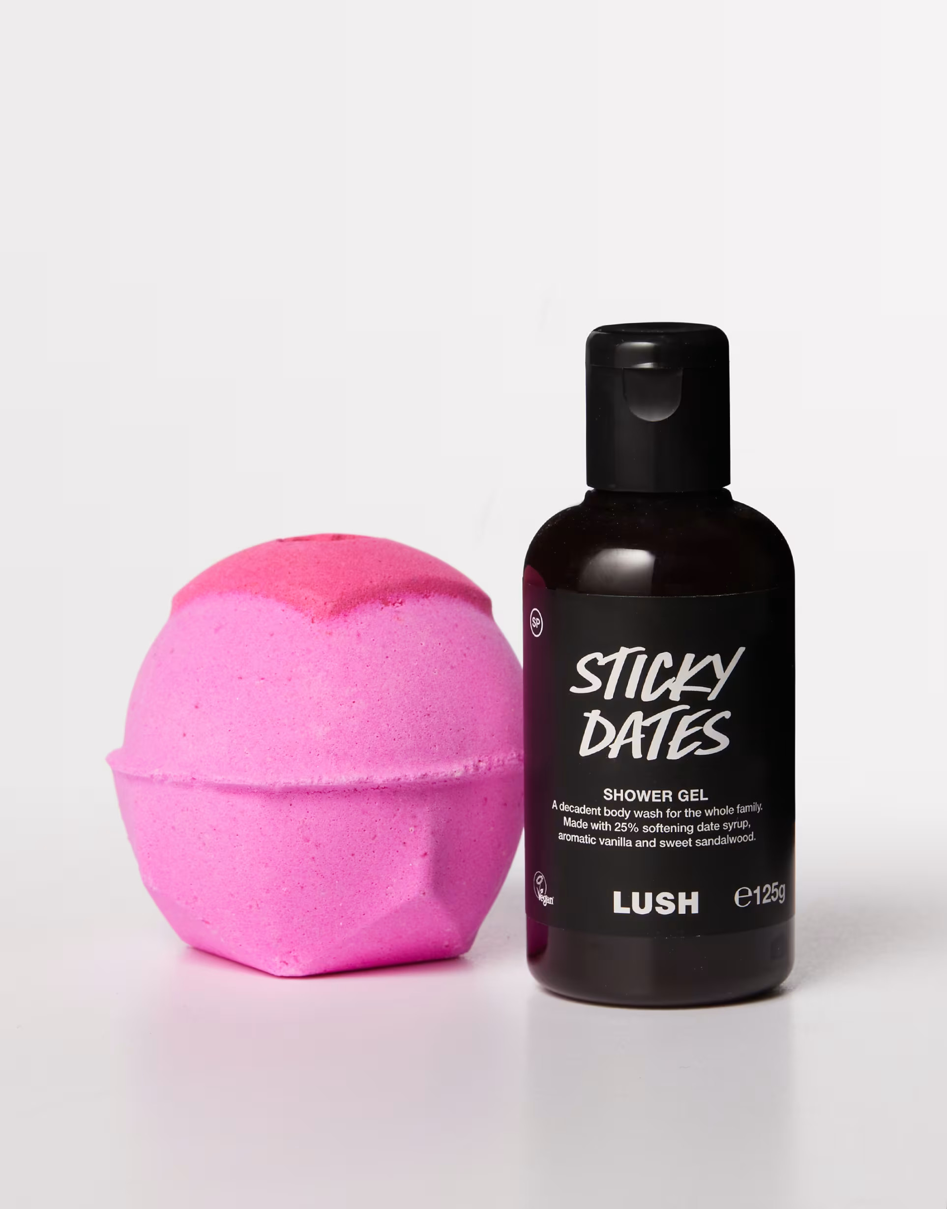 LUSH Sweethearts Bath Bomb and Sticky Dates Shower Gel Valentine's Day Duo Set | ASOS (Global)