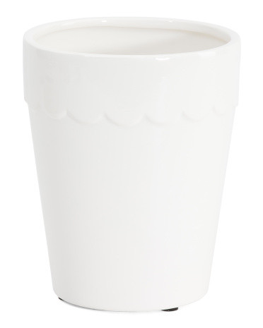 7x8.5 Mirabelle Scalloped Planter | TJ Maxx