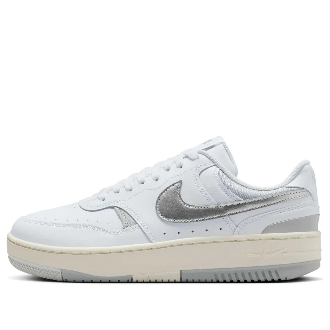(WMNS) Nike Gamma Force 'White Light Smoke Grey Metallic Silver' | KICKS CREW