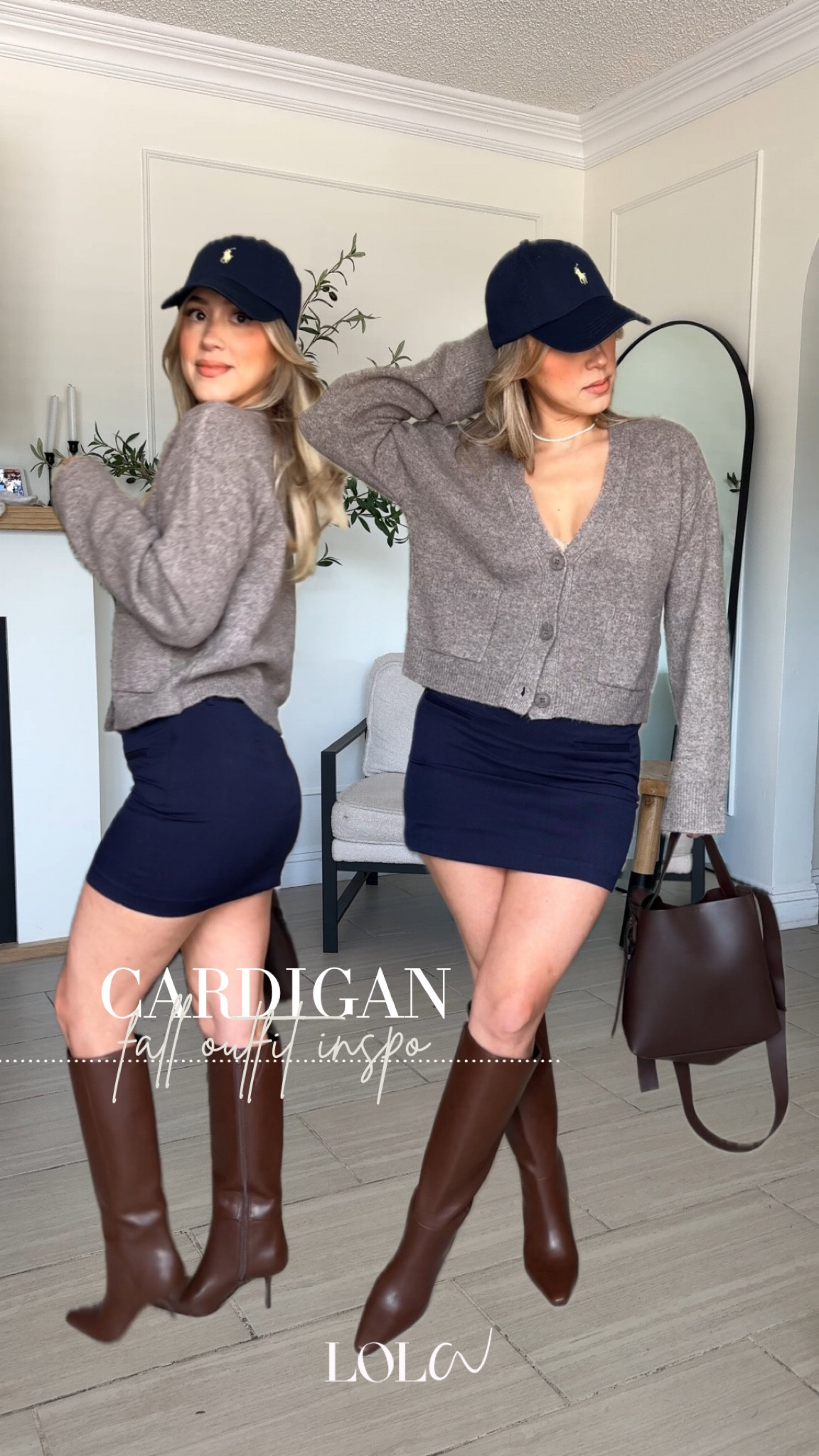 How I style my cardigans for the fall season 🤎🙂‍↔️✨

✔️exact navy skirt is from H&M, but I cannot find it online for the life of me! I linked an even better one from Abercrombie & it's a SKORT (the image shows it in khaki, but they also have it in navy). | the cardigan is from dynamite clothing, and I'm wearing a size small.

#LTKStyleTip #LTKU #LTKSeasonal