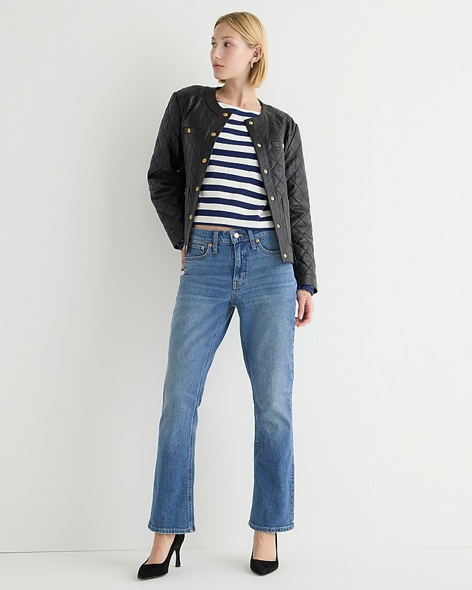9" demi-boot crop jean in Canopy wash | J. Crew US