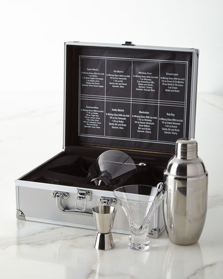 Godinger Liquid Lunch For 2 Bar Tools Set | Neiman Marcus
