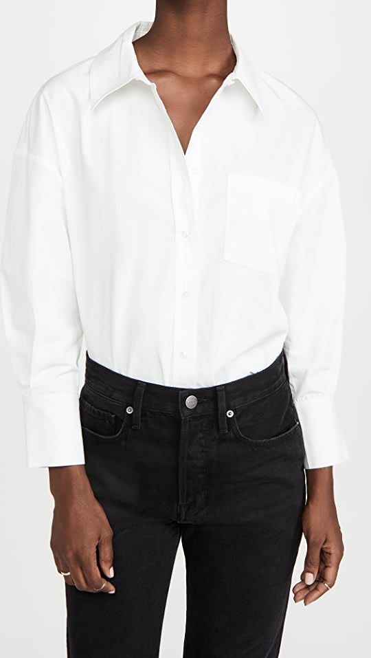 ANINE BING Mika Shirt | SHOPBOP | Shopbop