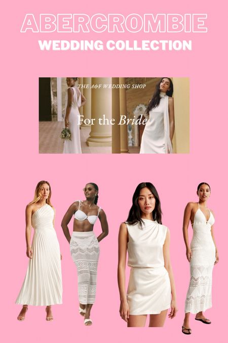 Abercrombie wedding collection - for the bride!  2024 bride finds! 
2024 bride 
2025 bride 
White dresses 
Rehearsal dress 
Bachelorette party dress 

#LTKwedding #LTKswim
