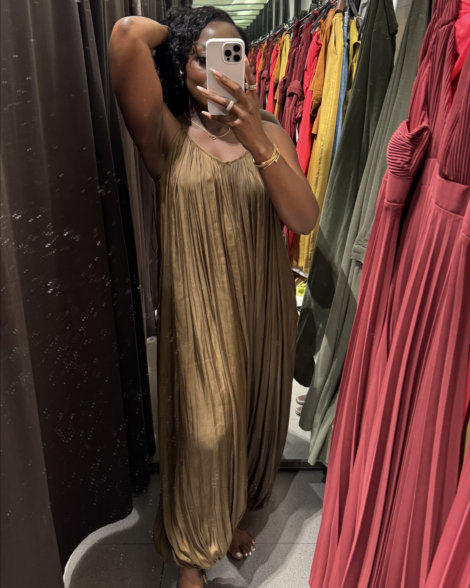 This Aladdin style jumpsuit from ZARA is so cute. It is so oversized that I’m wearing an XS.

#LTKSummerEdit #LTKStyleTip
