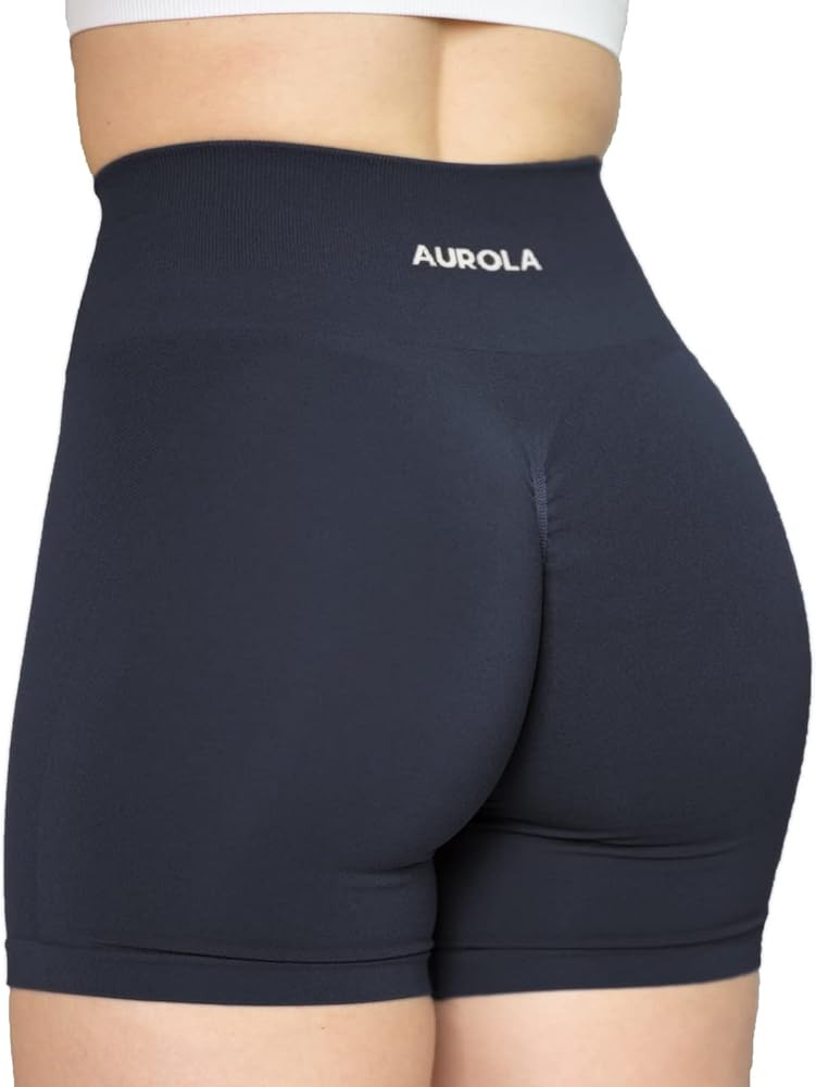 AUROLA Workout Shorts for Women Seamless Scrunch Short Gym Yoga Intensify Running Sport Active Exerc | Amazon (US)
