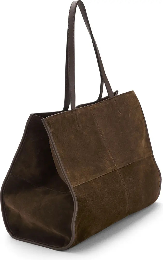 MANGO Suede Shopper Bag | Nordstrom | Nordstrom