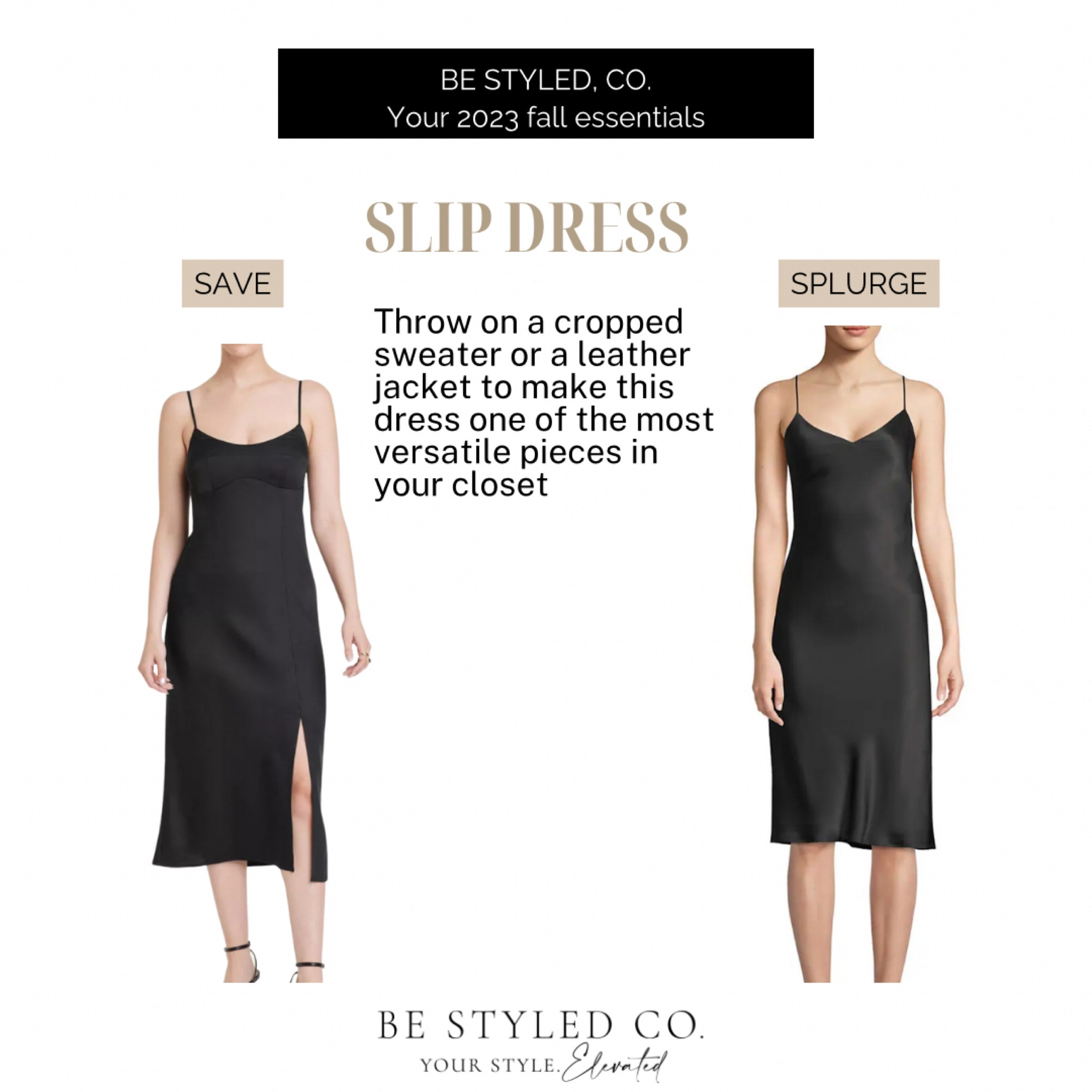 Slip dresses - layer them so May ways for fall and winter 

#LTKFind #LTKstyletip #LTKSeasonal