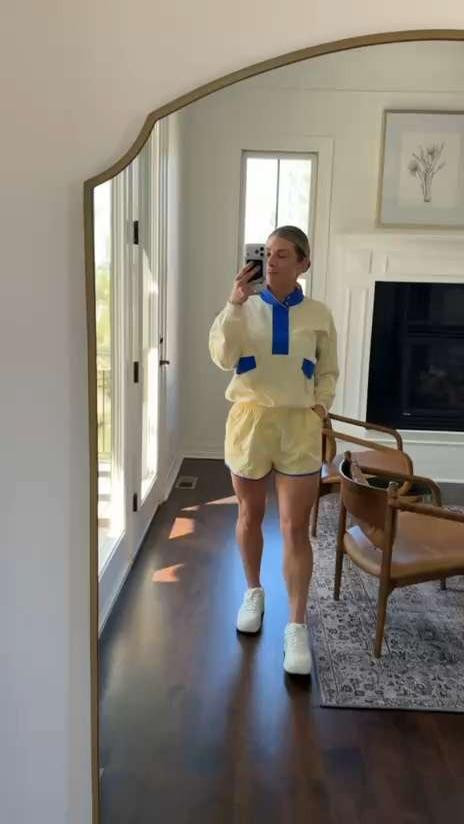 Spring uniform unlocked: cozy sweatshirts meet easy shorts in the dreamiest pale yellow and blue combo for sunny days ahead. Effortless, polished, and seriously cute. 🌼💛☀️
#springstyle #ootd #ltkfashion #springoutfit #sets #sweatshirtandshorts #pastelstyle #warmweatherfashion #fashioninspo #styleedit 

 #LTKootd #LTKActive