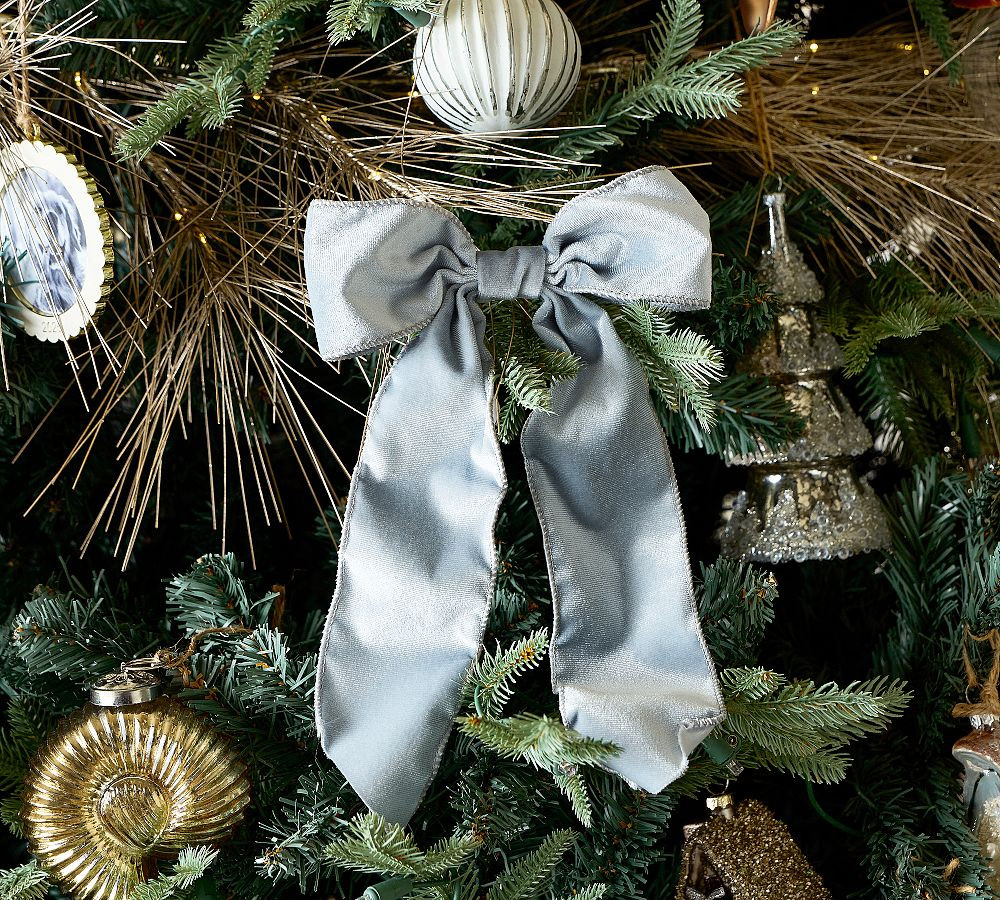 Velvet Bow Clip | Pottery Barn (US)